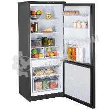 Холодильник Бирюса W551 графит двухкамерный 180/60л морозилка снизу, автоматическое оттаивание