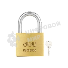 Замок навесной Deli DL508905 латунный, 40мм