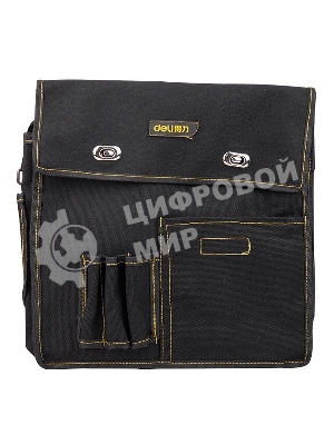 Сумка-планшет для инструментов Deli DL-P6 320 x 110 x 310мм, 00 карманов, плечевой ремень, ткань Оксфорд 600D