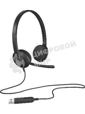 Гарнитура Logitech H340 чёрный, проводная, USB