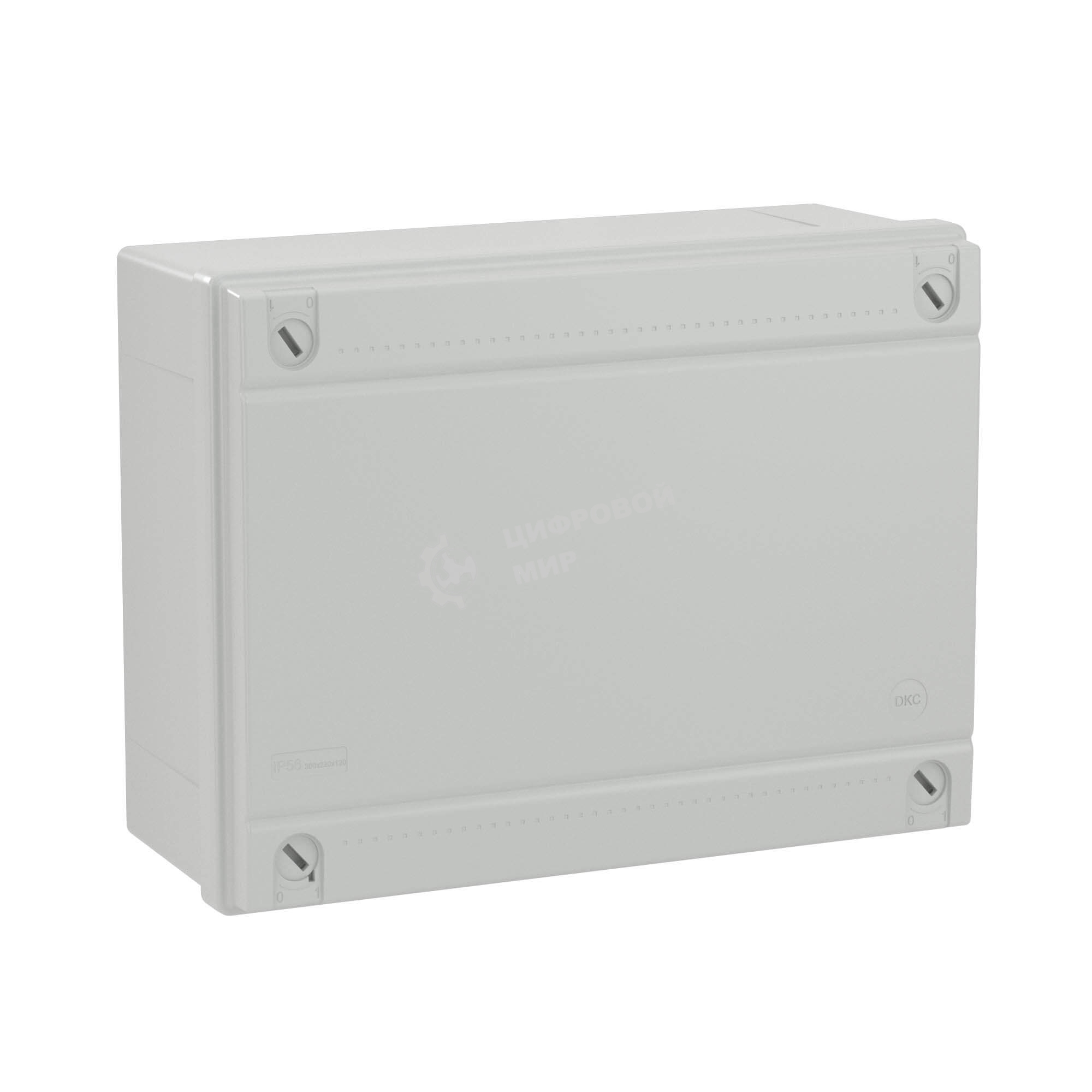 Коробка распределительная DKC 54310 ОП 300х220х120, гладкие стенки, IP56