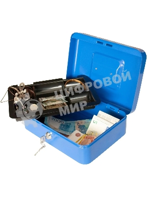 Ящик для денег Silwerhof 90x250x180 синий