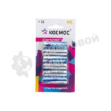Элемент питания Космос алкалиновый AA/LR06 BP-12 (блист.12шт)