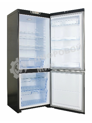 Холодильник DON R-280 G графит двухкамерный 200/90л морозилка снизу