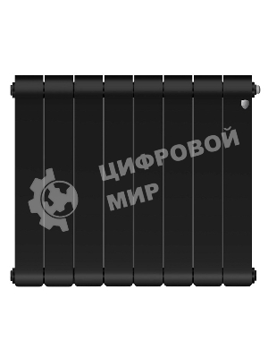 Радиатор биметаллический Royal Thermo Infinity 500 Noir Sable VR80 - 8 секц.