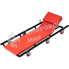 Лежак ремонтный Matrix на 6-ти колесах 1030 х 440 х 120 мм поднимающийся подголовник