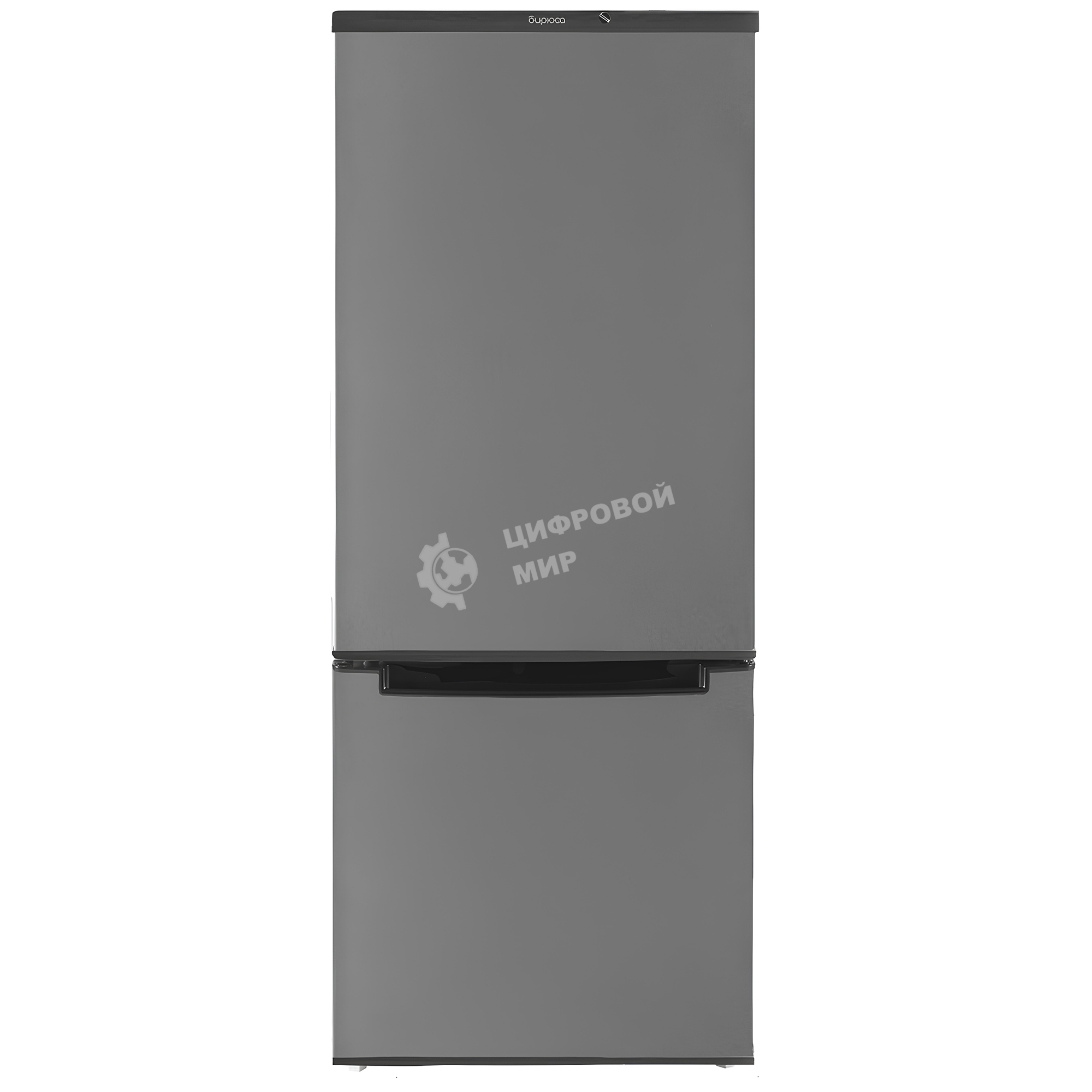 Холодильник Бирюса W551 графит двухкамерный 180/60л морозилка снизу, автоматическое оттаивание