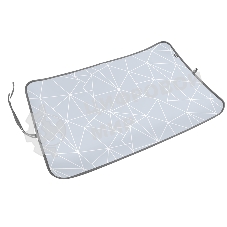 Коврик для глажки Ника КГ/3 с линиями на сером