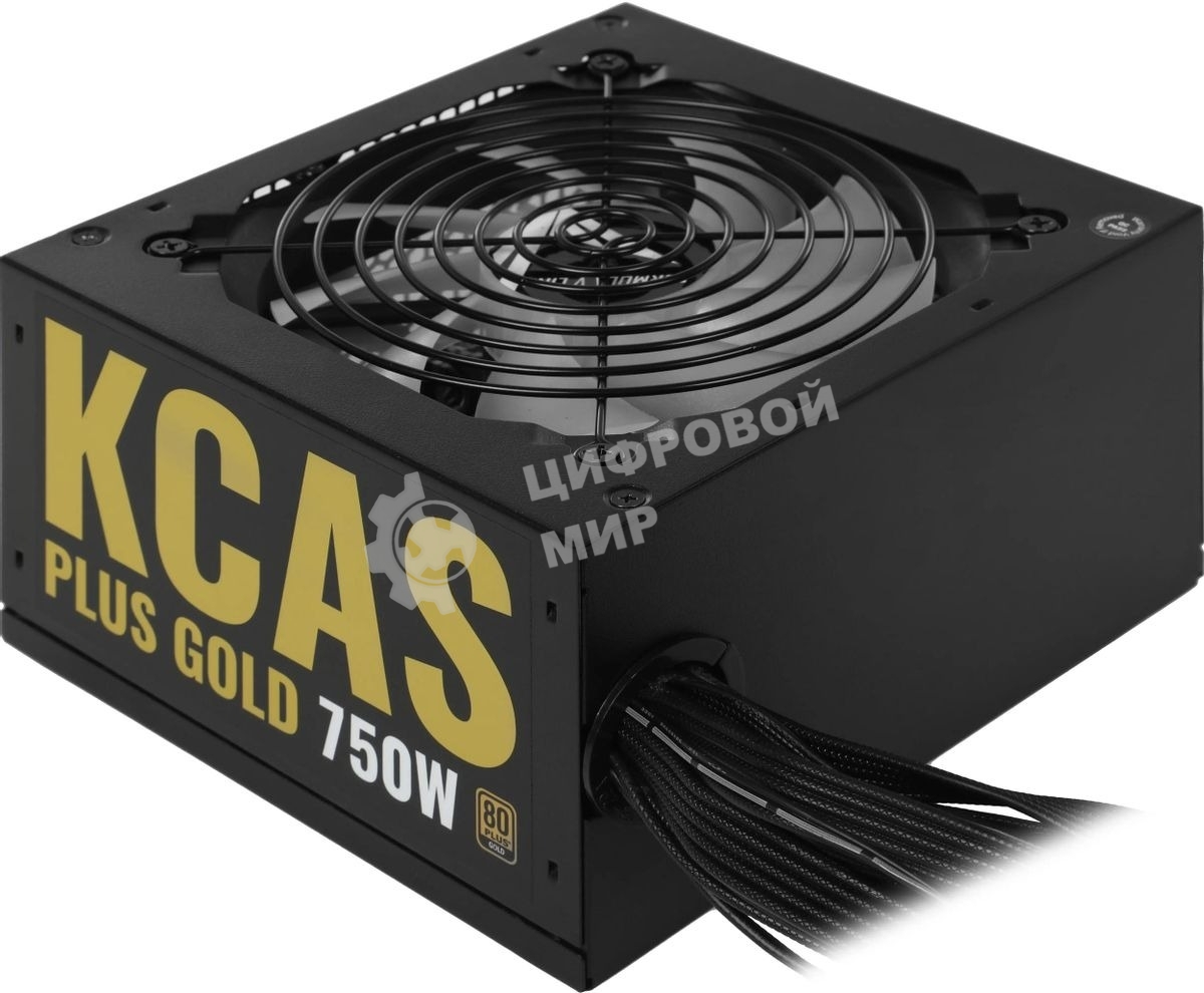 Блок питания Aerocool/Formula KCAS PLUS GOLD 750W (750W, ATX v2.4, APFC, Fan ARGB 12cm, 80+ Gold, Retail)