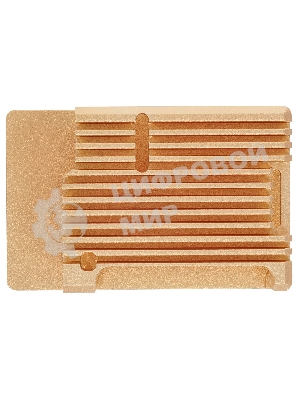 Корпус Qumo Aluminum case without fan, Raspberry Pi 3, gold(RS025)
