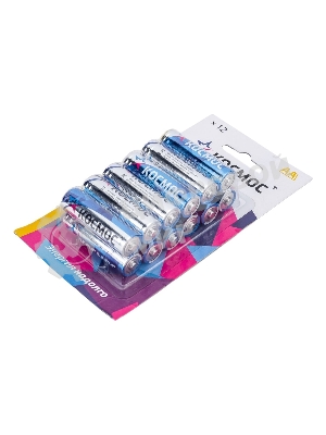 Элемент питания Космос алкалиновый AA/LR06 BP-12 (блист.12шт)