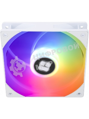 Кулер для корпуса Thermalright TL-C12RW-S V2 Reverse (120x120x25mm, 4-pin PWM, ARGB, 58CFM, 25.6dBA, 1500RPM, White)