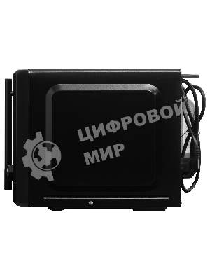 Микроволновая печь Evelux MW 203 B черный, 20 л, 700 Вт, переключатели - кнопки, поворотный механизм