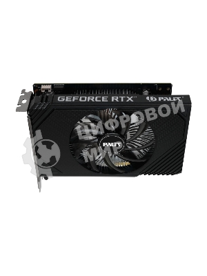 Видеокарта Palit RTX 3050 STORMX OC 6Gb NVIDIA GeForce RTX 3050 6Gb PCI-E 4.0 96bit GDDR6 1042/14000 DVIx1 HDMIx1 DPx1 HDCP Ret