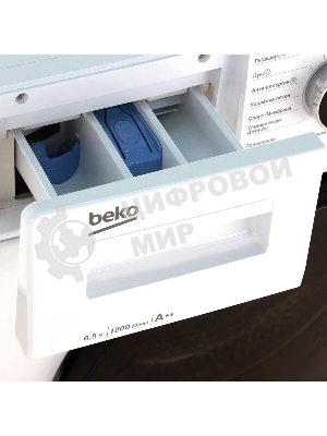 Стиральная машина Beko WSPE 6H612W белый, загрузка фронтальная 6,5 кг, 1200 об/мин., класс: А++