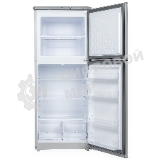 Холодильник Бирюса M553 металлик двухкамерный 160/70л морозилка сверху автоматическое оттаивание