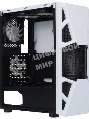 Компьютерный корпус AeroCool/Formula CL-3303W RGb белый без БП ATX 6x120мм 2xUSB 2.0 1xUSB 3.0 audio bott PSU