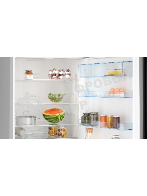 Холодильник Bosch KGN56CX30U нержавеющая сталь двухкамерный 400/105л морозилка снизу, No Frost