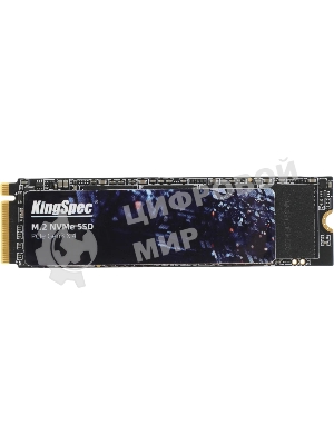 Накопитель SSD KingSpec NE-1Tb, 1Tb, PCIe 3.0 x4, M.2 2280, NVMe, R/W 2400/1900