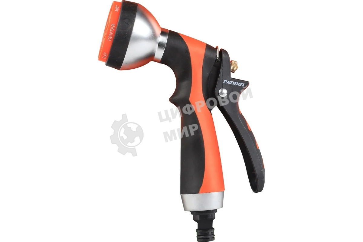 Пистолет-распылитель PATRIOT GZP 7,металл/PP+TPR, 7 режимов