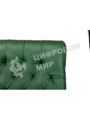 Кресло Бюрократ T-9928Walnut зеленый, кожа