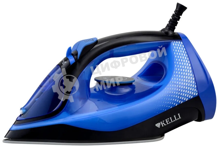 Утюг Kelli KL-1648 синий керамическое покрытие
