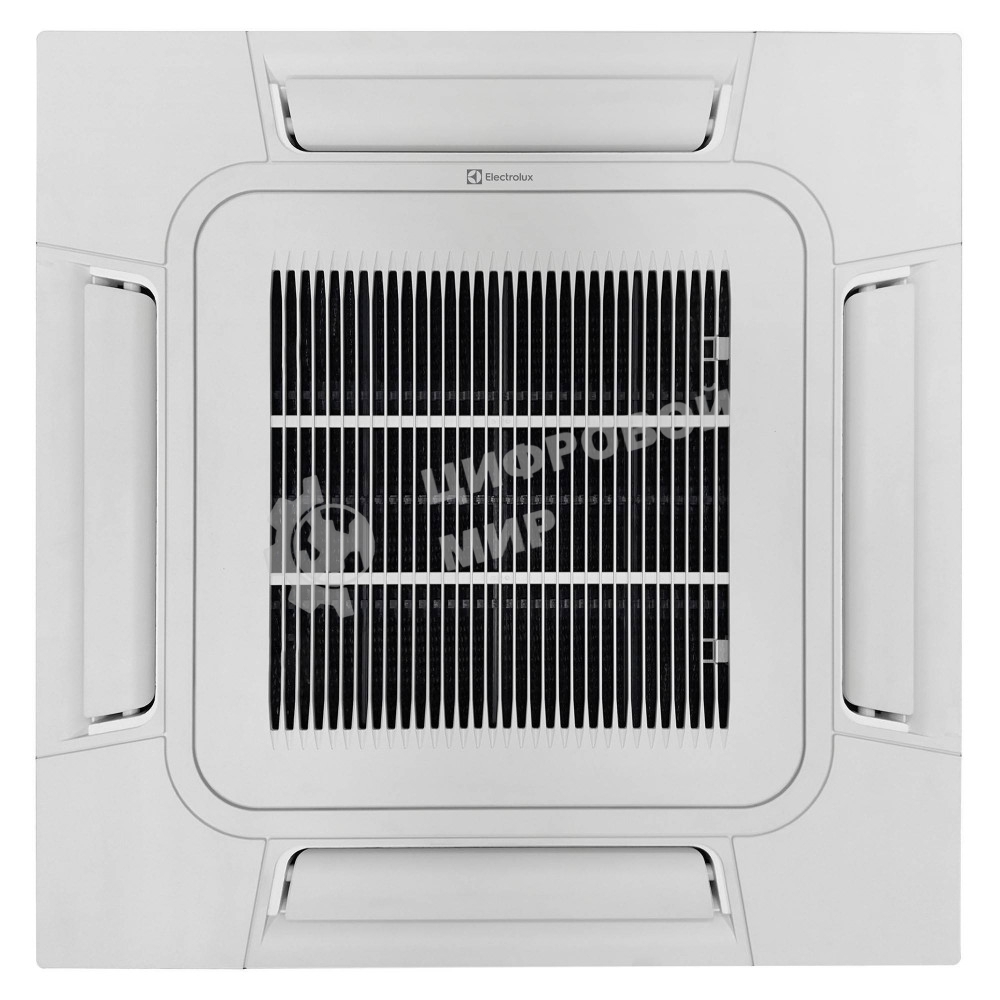 Кондиционер кассетный Electrolux ESVMC4/C-SF-22S с панелью инвертор, 7500 BTU, 22 м², 28 дБ, охлаждение, обогрев, осушение, белый