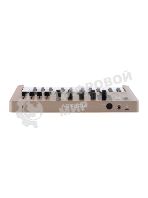 Клавиатура MIDI 231508 Arturia MiniLAB 3 Champagne 25 клавиш, 8 энкодеров, 8 RGb пэдов, 8 фейдеров, дисплей, сенсорные регуляторы Pitch/Modulation, MIDI-выход, 1/4