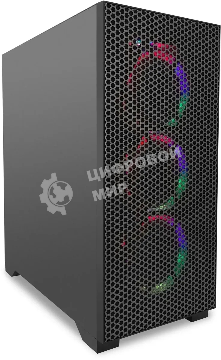 Компьютер IRU Tactio 510B7GP TWR i7 13700F (2.1) 32Gb SSD1Tb RTX5060TI 8Gb FreeDOS GbitEth 650W черный (RUS) (2146239)