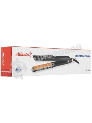 Выпрямитель для волос Atlanta ATH-6742 черный, 25 мм, 200 °C, 1 режим