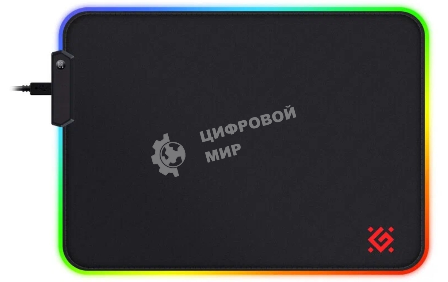 Коврик для мышки Defender черный L LIGHT
