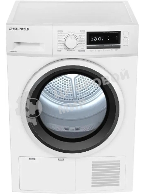 Сушильная машина MAUNFELD MFDM168WHE белый, 8 кг, сушка - конденсационная, программ - 16, 59.7 x 84.8 x 63.2 см