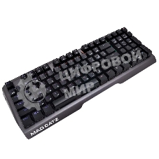 Клавиатура проводная игровая Mad Catz S.T.R.I.K.E. 13 US БЕЗ РУССКОЙ РАСКЛАДКИ черная (CHERRY MX RED Switch, 96 кл., RGB подсветка, USB)