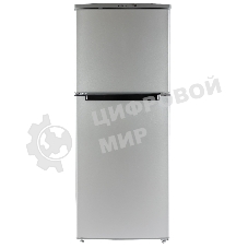 Холодильник Бирюса M553 металлик двухкамерный 160/70л морозилка сверху автоматическое оттаивание