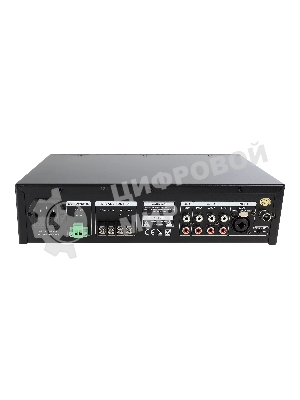 Микшер-усилитель Intrend ITMXAMP-60MT MP3, FM тюнер, USB, Bluetooth, 2хMic/3хLine входы, 1хLine выход,60 Вт, 4/8Ом/100V, IR-пульт в комплекте