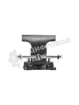 Тиски слесарные Denzel BVH-200, 200 мм, поворотные, стальная направляющая, с наковальней