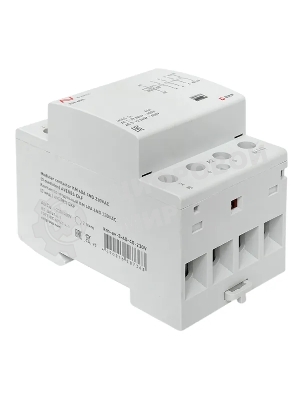 Контактор модульный КМ 40А 4NO 230В AC (3 мод.) AVERES EKF km-av-3-40-40-230V
