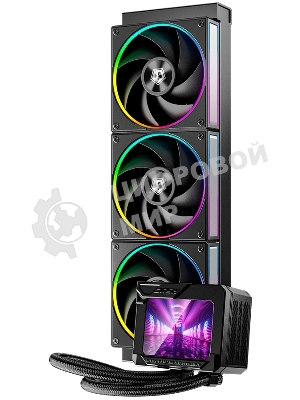 Система водяного охлаждения ID-Cooling DL360 Max ARGB Soc-AM5/AM4/1200/1700/1851 черный 4-pin 14-31.2dB Al LCD 350W Ret