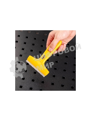 Скребок Deli DL4723C 145мм Ширина лезвия: 18 мм. Толщина лезвия: 0,5 мм. Высокопрочный пластик ручки. Лезвие из сплава.