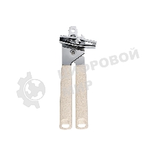 Консервный нож LARA LR07-36 механический, хромированное железо/рисовая шелуха