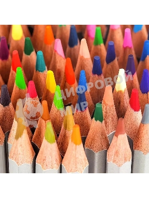 Карандаши цветные Deli Nuevo 6522, липа, 36 цветов, коробка металлическая