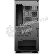 Компьютерный корпус CBR mATX Minitower V500, без БП, 1хUSB 3.0, 2хUSB 2.0, HD Audio+Mic, закаленное стекло, черный [PCC-MATX-V500-WPSU
