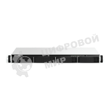 Сетевое хранилище SMB QNAP TS-464eU-8G NAS 4 HDD trays, rackmount 1U, 1 PSU. 4-core Intel Celeron N5105/N5095 2.0-2.9 GHz, 8 Gb RAM, 2x2.5GbE, 2xUSB 3.2 Gen 2 (10Gbps), 2xUSB 2.0, 1xHDMI, 2xM.2 PCIe Gen 3 x1 slots, W/o rail kit RAIL-B02