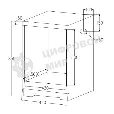 Духовой шкаф Weissgauff EOY 456 BM