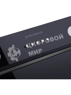 Вытяжка встраиваемая Maunfeld Trapeze 601GG черный, 60 см, 1150 куб. м/ч, 54 дБ