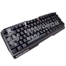 Клавиатура проводная игровая Mad Catz S.T.R.I.K.E. 13 US БЕЗ РУССКОЙ РАСКЛАДКИ черная (CHERRY MX RED Switch, 96 кл., RGB подсветка, USB)