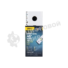 Строительный уровень Deli DL700600B 600мм Алюминиевый сплав. Мягкая резина на обоих концах. Магнит для удобства эксплуатации.