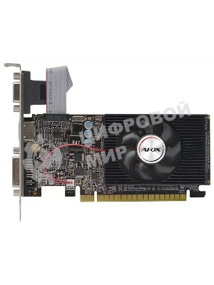 Видеокарта AFOX GT610 1Gb LP DDR3 64BIT DVI HDMI VGA SINGLE FAN RTL