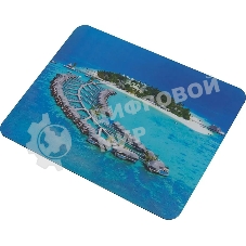 Коврик для мыши Buro BU-M10020 рисунок/тропический отель