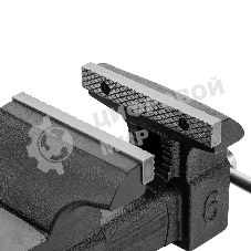 Тиски слесарные Denzel BVH-150 150 мм, поворотные, стальная направляющая, с наковальней